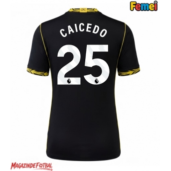 Chelsea Moises Caicedo #25 Tricou Fotbal Replică 2026-27 Femei Deplasare